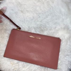 PRETTY MUAVE PINK Michael Kors Clutch/Wristlet